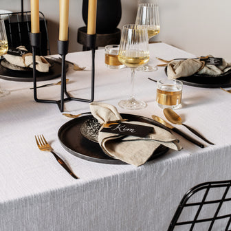 Ferm Living Flow Servetringen - 4 st. - Brass