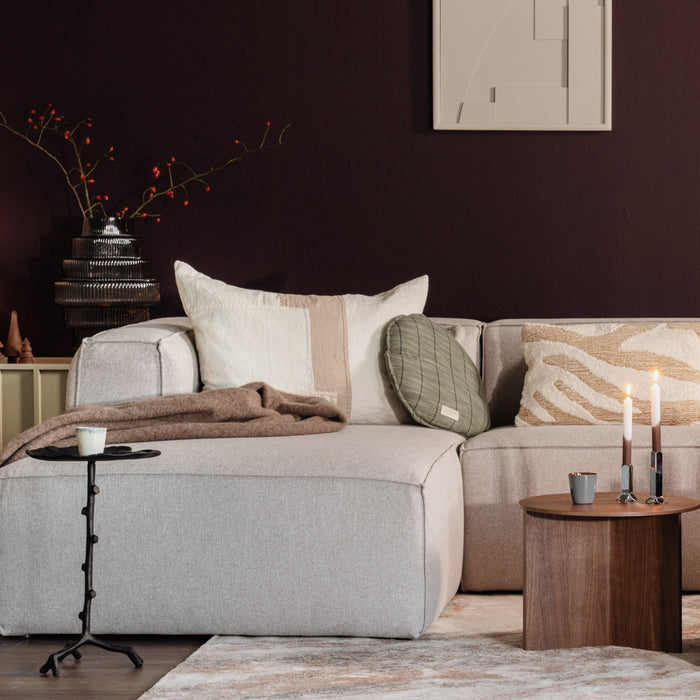 Silkeborg Athen plaid - 200 x 130 cm - Oak Brown