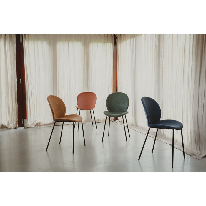 Zuiver Bonnet Eetkamerstoelen  Groen - Set van 2