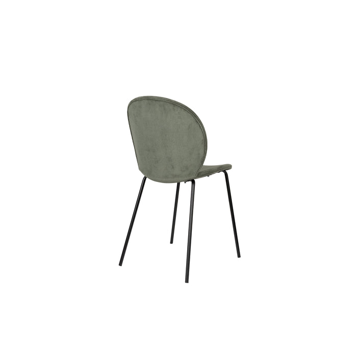 Zuiver Bonnet Eetkamerstoelen  Groen - Set van 2