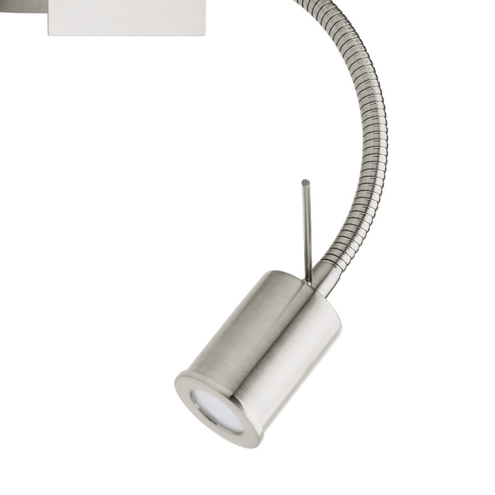 EGLO Pasteri Wandlamp - E27|LED - 38 cm - Grijs|Wit