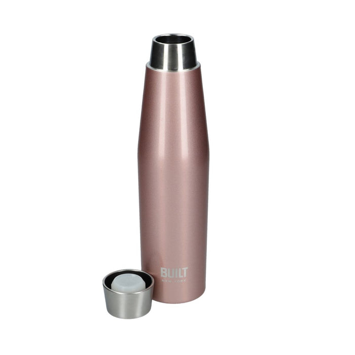 Dubbelwandige Thermosfles, 0.54 Liter, Rose|Gold - BUILT New York | Pe