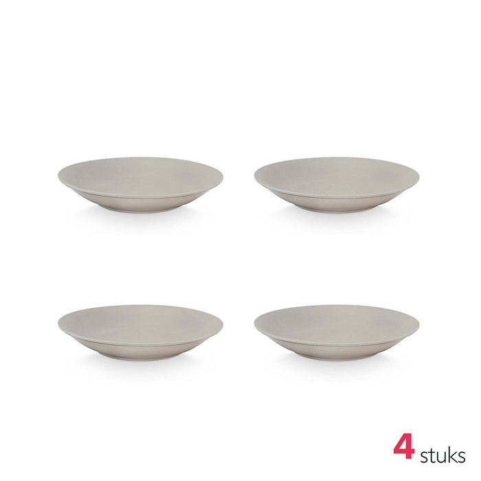 vtwonen Serviesset - Matt Flax - Porselein - 24-delig