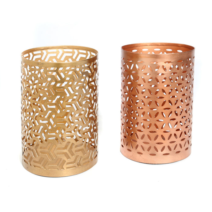 Bazar Bizar - De Hollow Zigzag Kaarshouder - Goud - M