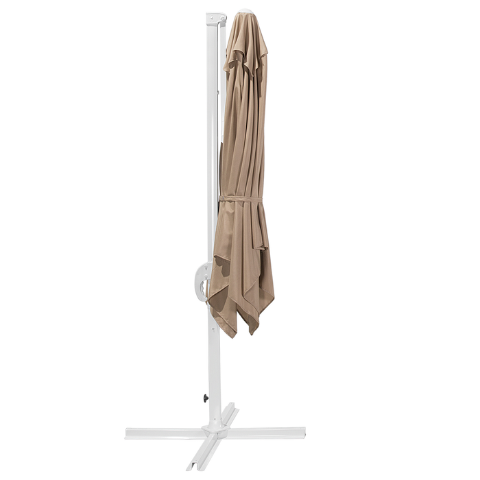 Beliani - MONZA - Zweefparasol - Beige - Polyester