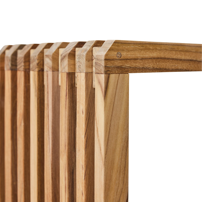 HKliving Slatted Bankje B 182 cm - Teak