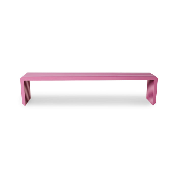 HKliving Slatted Bankje B 164 cm - Hot Pink