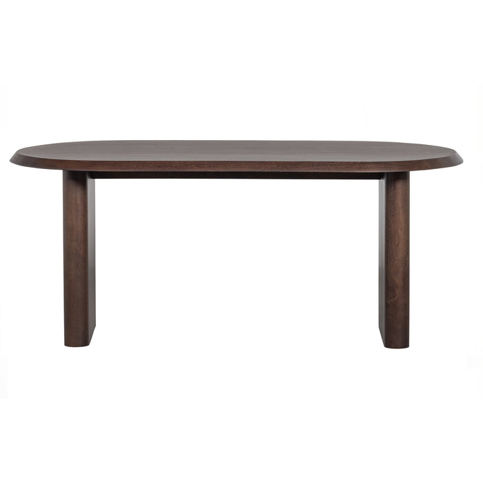 vtwonen Ellips Eettafel - 180 x 90 cm - Walnoot