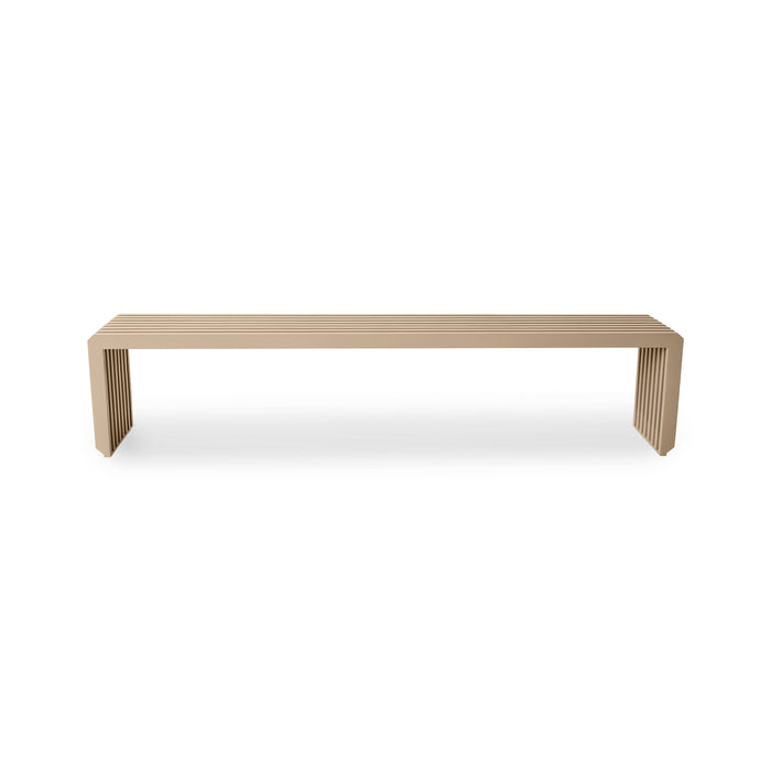 HKliving Slatted Bankje B 164 cm - Zand
