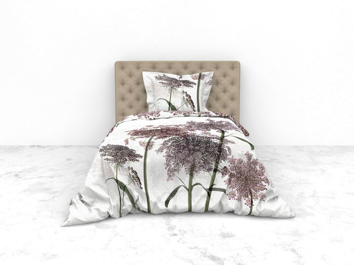 Heckett Lane Dekbedovertrek Katoen Satijn Adel - ivoor