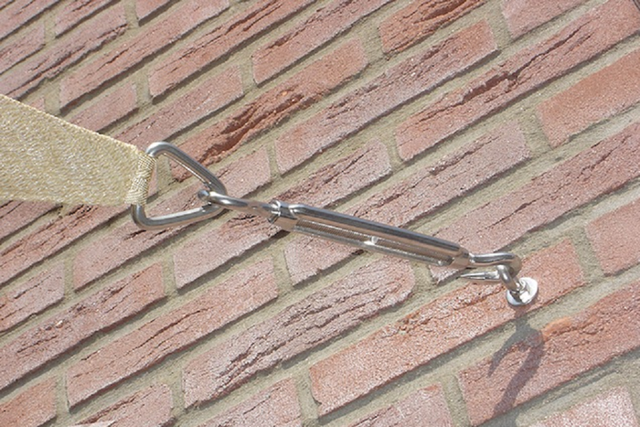 Nesling Coolfit Schaduwdoek Gebroken Wit 500 x 500 cm