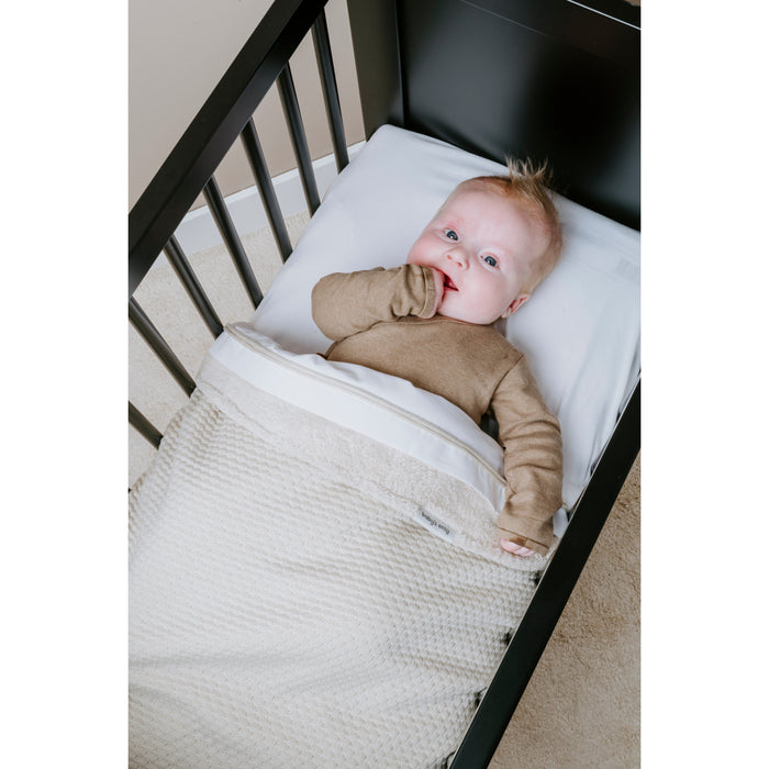 Baby's Only Wiegdeken teddy Sky - Urban Taupe - 70x95 cm