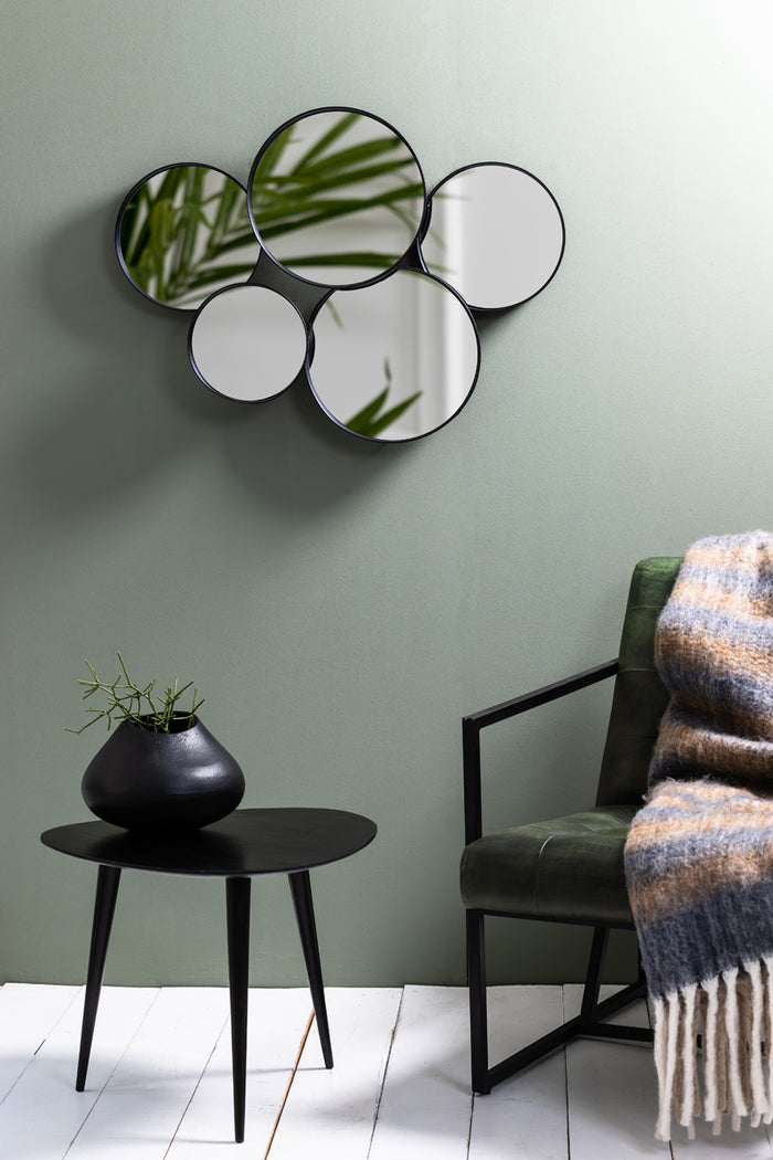 Light & Living Vaas Breston - Zwart - Ø26x17,5 cm