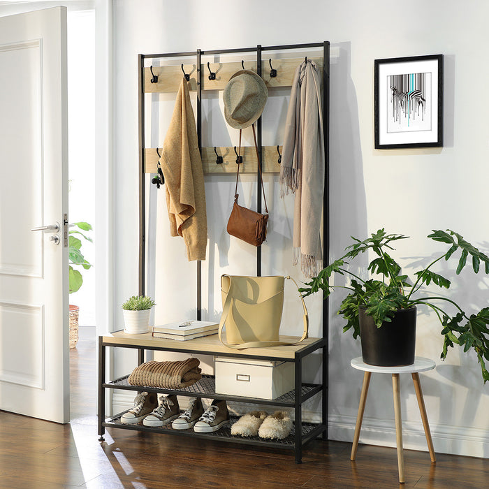 ACAZA Garderoberek Lichte eik