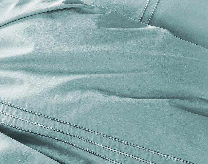 Luxe dekbedovertrek King - 300 TC topkwaliteit - 240x200|220 - jade