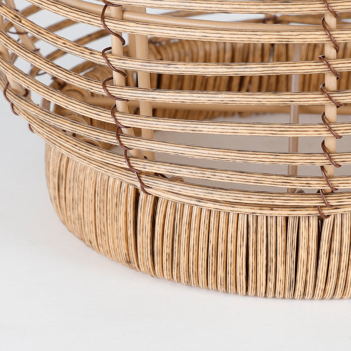 Mica Decorations Peak Lantaarn Solar - H36 x Ø18,5 cm - Bruin