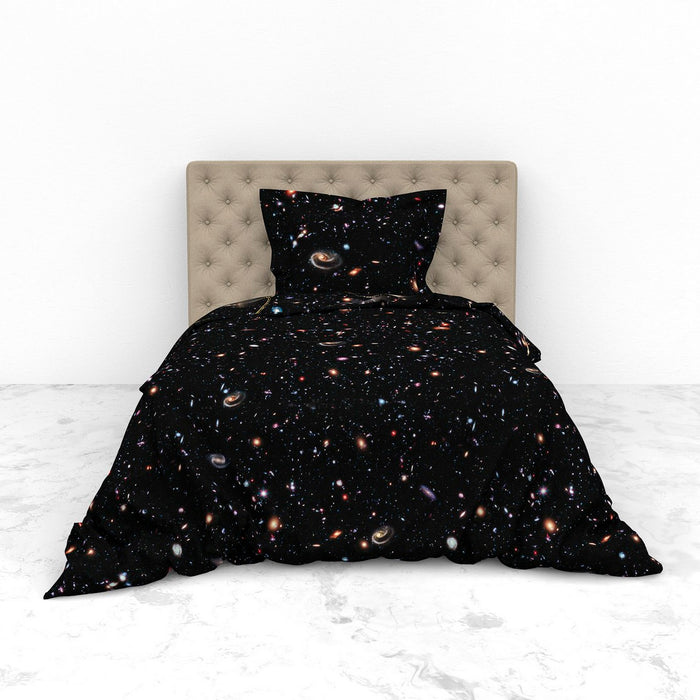 Heckett Lane Dekbedovertrek Katoen Twill Mecury - zwart