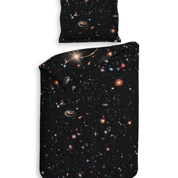 Heckett Lane Dekbedovertrek Katoen Twill Mecury - zwart