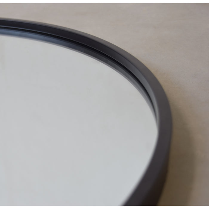 Fragix Ark wandspiegel - Zwart metaal - 60x90