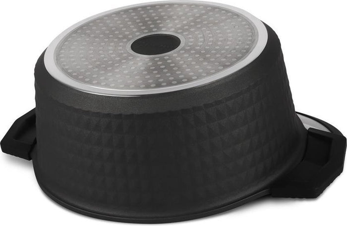 Edenberg Black Line - 12-delige Luxe Pannenset van Gesmeed Aluminium