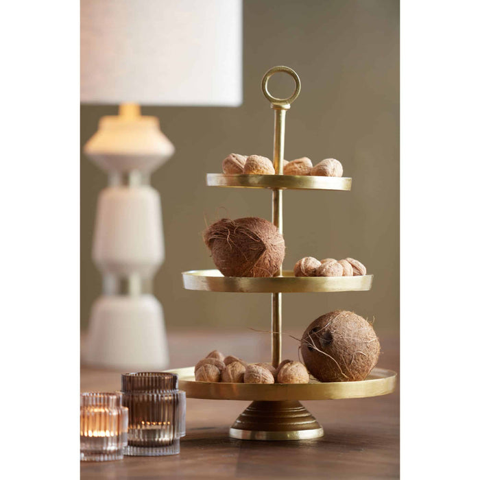 Light & Living Etagère Marozu - Goud - 3 Laags