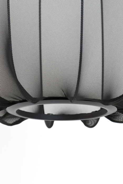 Light & Living Plumeria Hanglamp - XS - H 30 x Ø 40 cm - Zwart