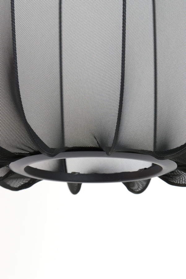 Light & Living Plumeria Hanglamp - XS - H 30 x Ø 40 cm - Zwart