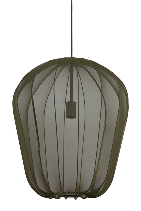 Light & Living Plumeria Hanglamp - XL - H 60 x Ø 50 cm - Donkergroen