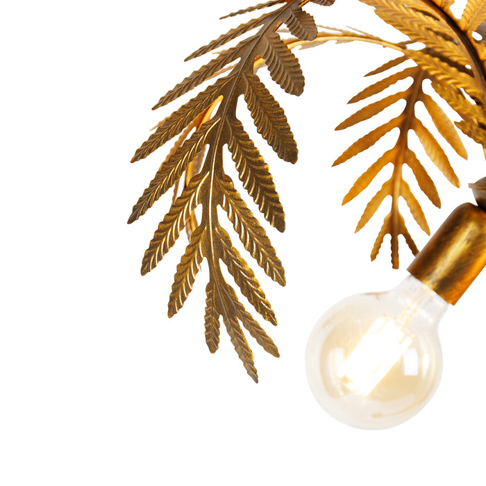 QAZQA Smart vloerlamp goud 156cm incl. 2 Wifi G95 - Botanica