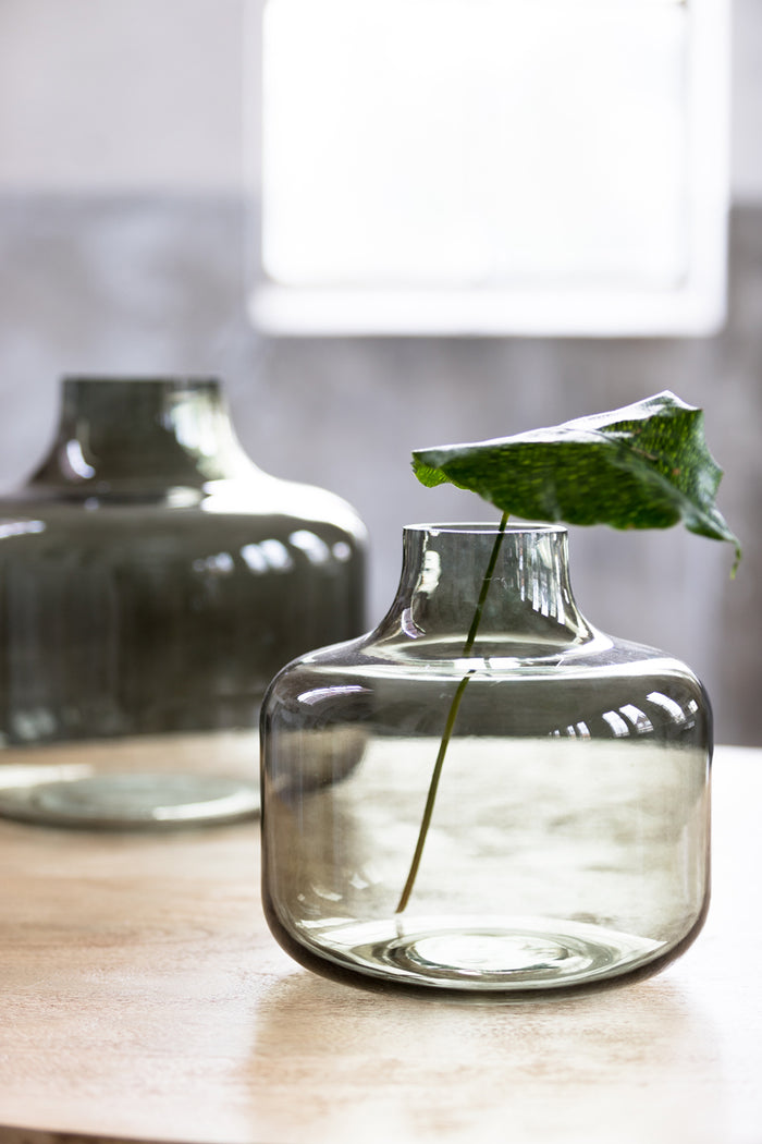 Light & Living Light&living Vaas Ø31,5x30 cm PHIENE glas donker groen