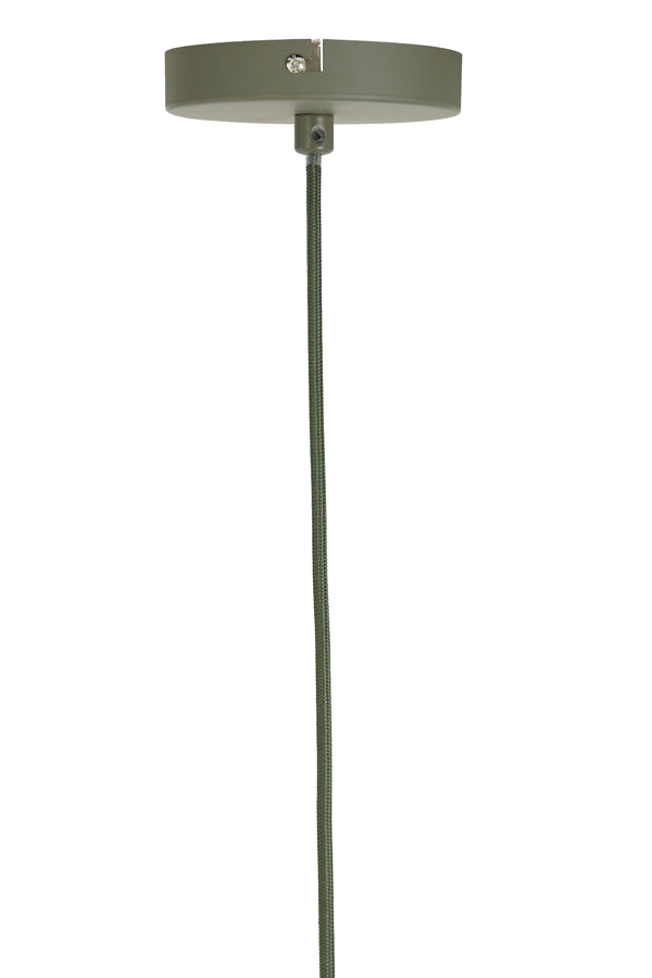Light & Living Plumeria Hanglamp - H 50 x Ø 42 cm - Donkergroen