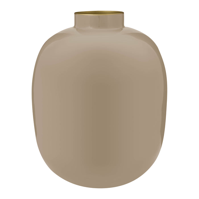Pip Studio Metal Vaas H 32 cm - Khaki