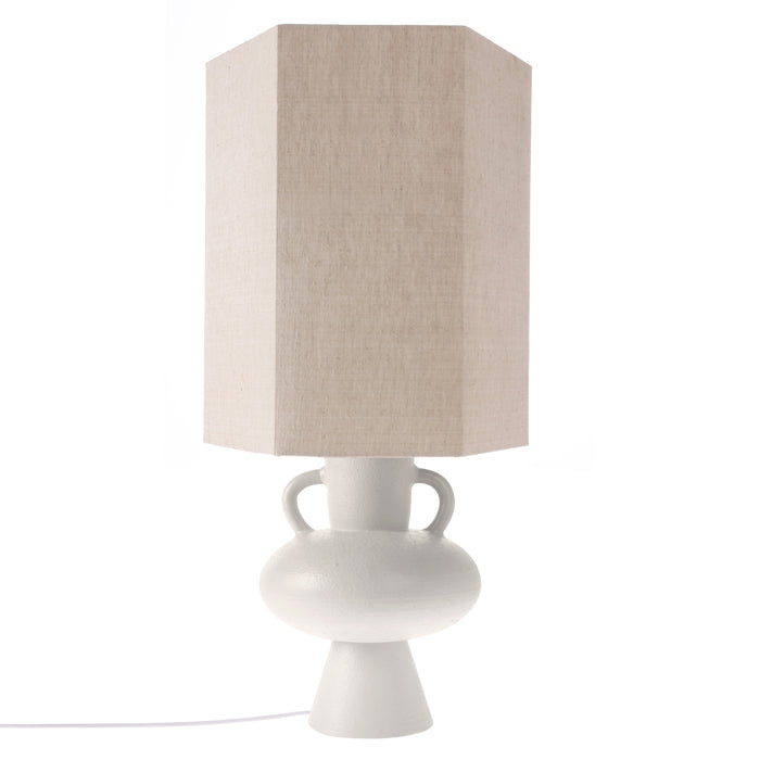 HKliving Amphora Lampenvoet - Wit