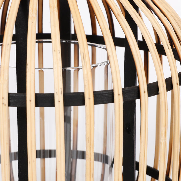 Mica Decorations Irma Lantaarn - H31 x Ø25 cm - Bruin