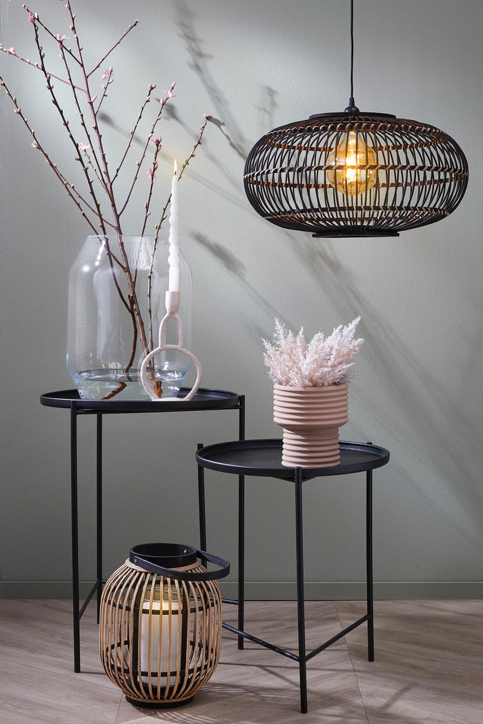 Mica Decorations Irma Lantaarn - H31 x Ø25 cm - Bruin