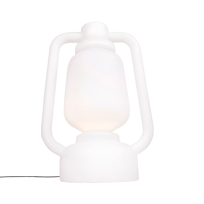 QAZQA Smart vloerlamp wit 110 cm incl. Wifi G95 - Storm Extra Large