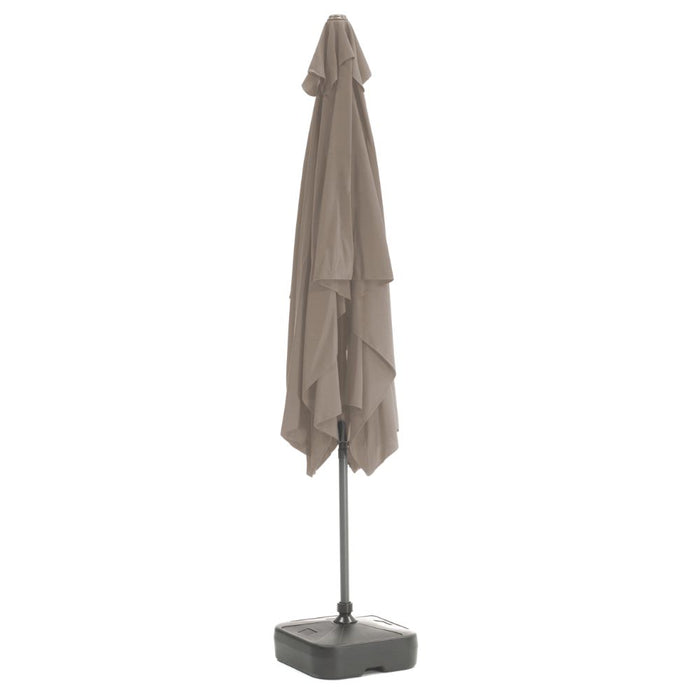 Staande Parasol in aluminium - Stokparasol van 200x300 cm - taupe