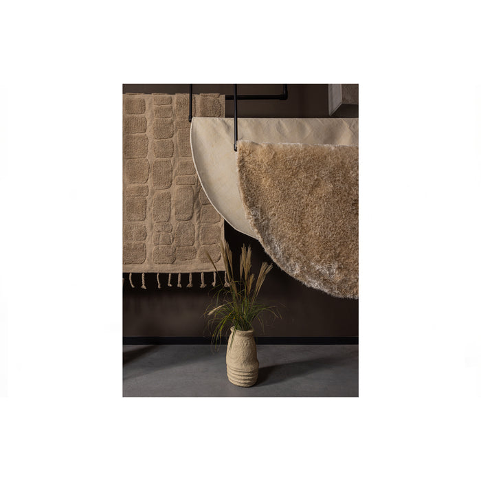 WOOOD Praline Vloerkleed Ø 200 cm - Crème