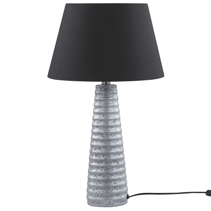 Beliani - VILNIA - Tafellamp - Zwart - Keramiek