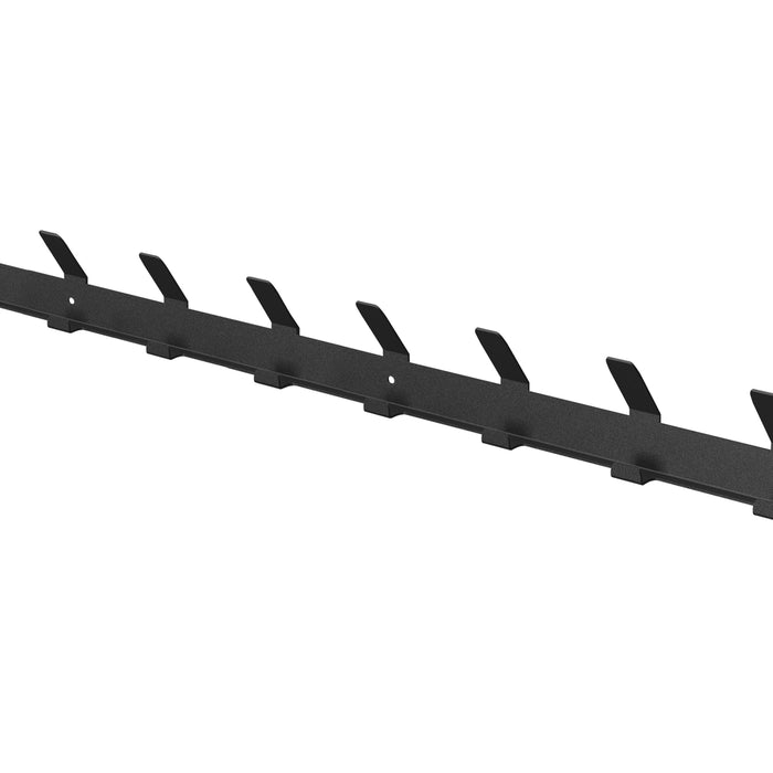 Gorillz Trim 100 - Kapstok van 1 meter - 22 Haken - Metaal - Zwart