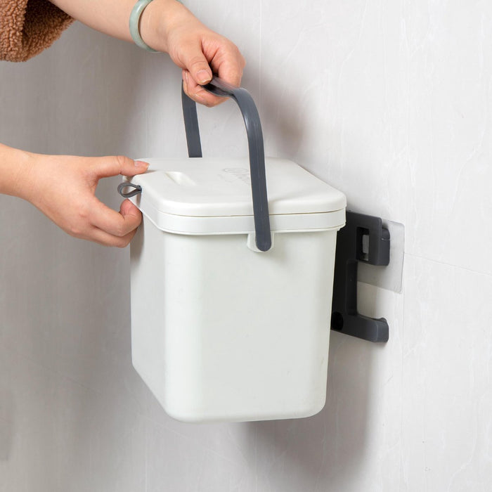 Homra Wall-Up inbouw prullenbak - 8L - Wit