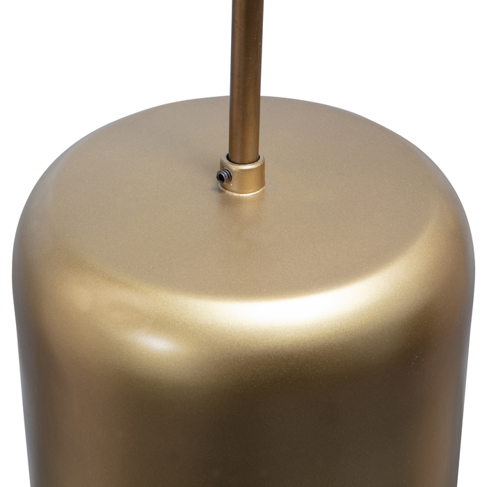 WOOOD Safa Hanglamp Verticaal - Metaal|Glas - Brass - 60x20x20