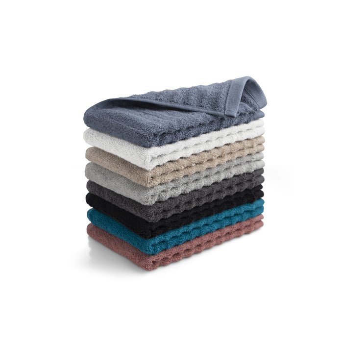 Seashell Wave Gastendoekjes - 6 stuks - 30x50cm - zwart