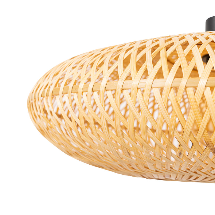 QAZQA Oosterse hanglamp bamboe 50 cm - Ostrava