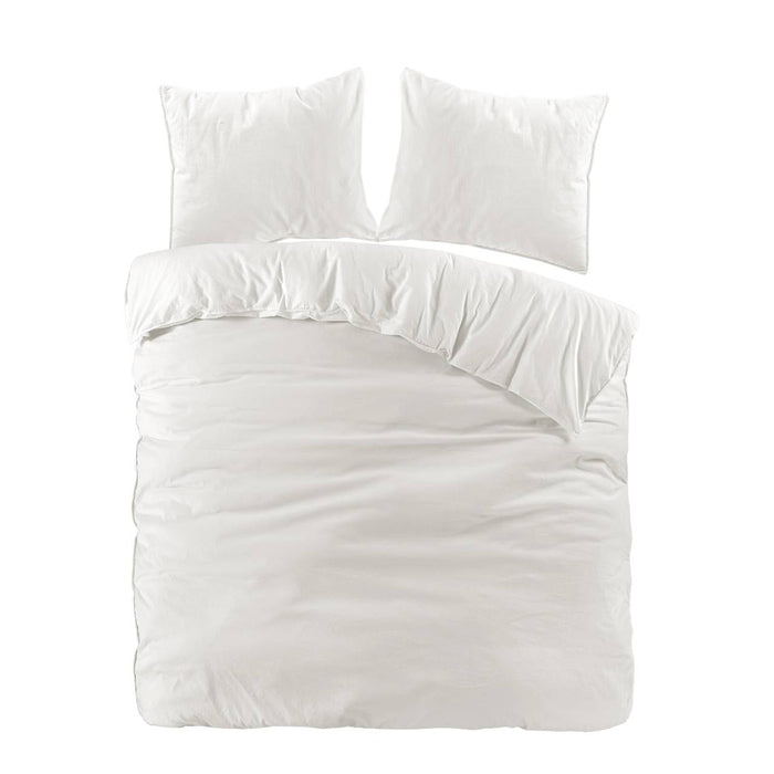 by fonQ Fresh Dekbedovertrek 200 x 200/220 cm - Cloudy Warm White