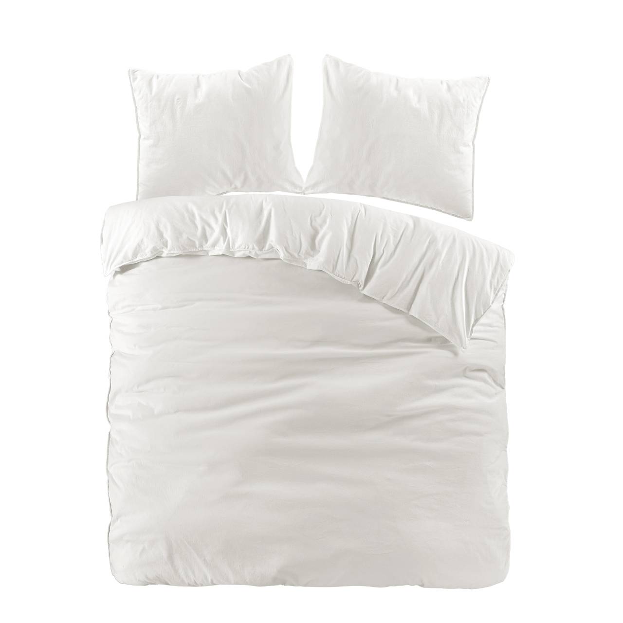 by fonQ Fresh Dekbedovertrek 240 x 200/220 cm - Cloudy Warm White