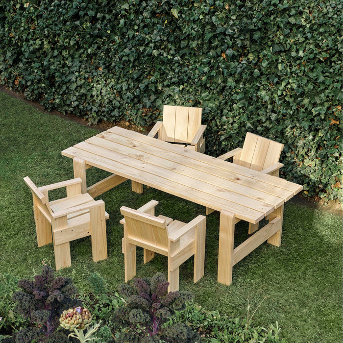 HAY Crate Tuinstoel - Crème