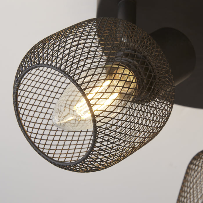 Searchlight Genua Plafondlamp - Mesh Cage