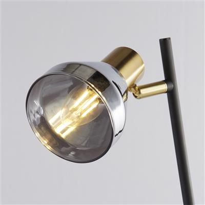 Searchlight Verona Vloerlamp - Satin Brass