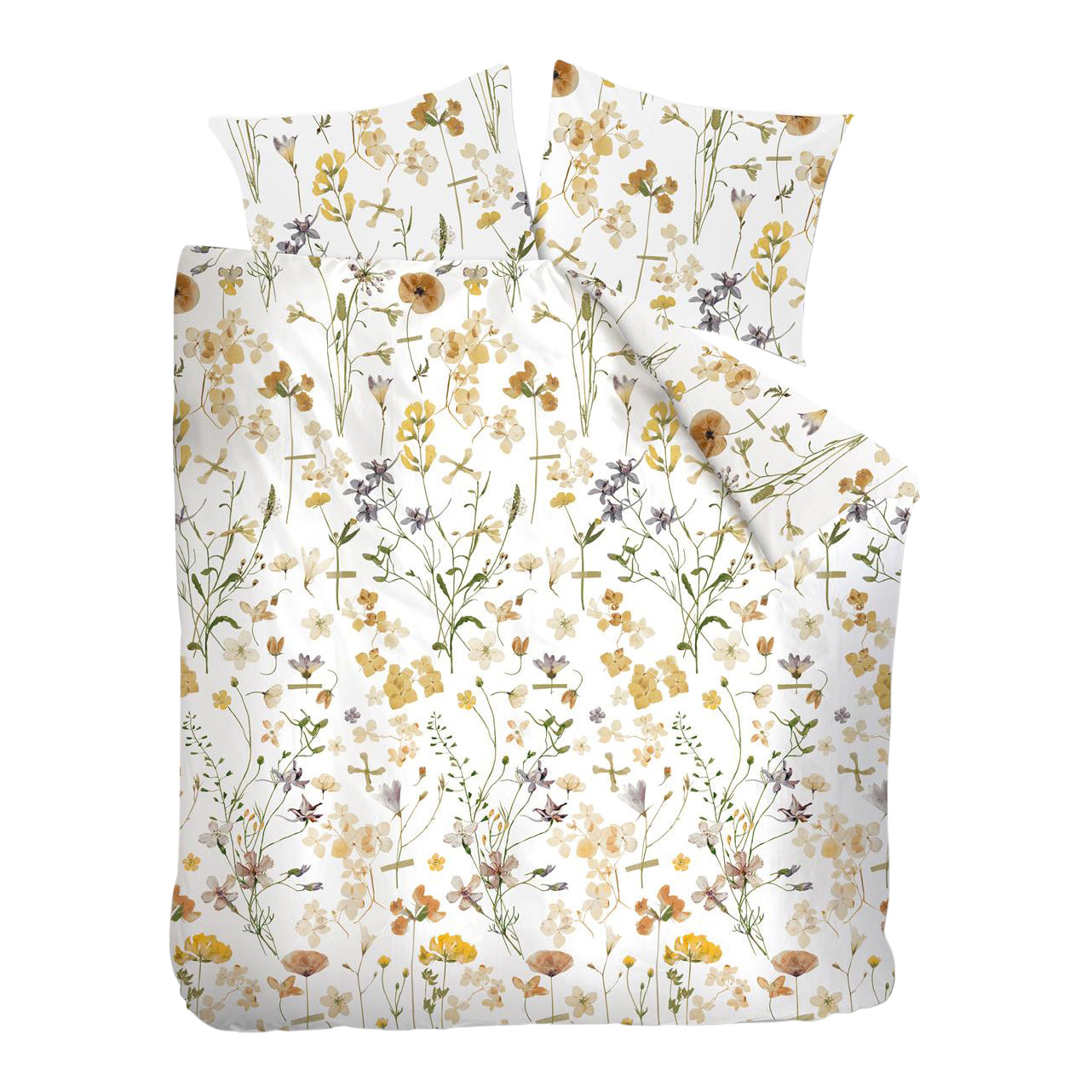 Ariadne at Home Flowerlove Dekbedovertrek 200 x 200/220 cm - Wit